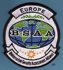 RESIDENT EVIL BSAA EUROPE BIOTERRORISM PATCH