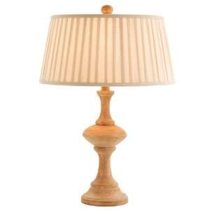  Arteriors Booker Limed Wash Turned Wood Lamp   16320 228 