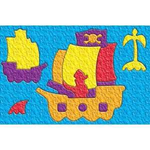 LAURI PIRATE SHIP PUZZLE 18 PIECES Toys & Games
