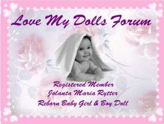 Reborn Baby Girl Doll Greta Elisa Marx  