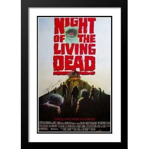Night of the Living Dead 32x45 Framed and Double Matted Movie Poster 
