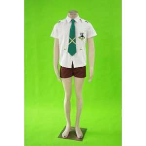  Anime Macross Frontier Cosplay Costume   Mihoshi Academy Male Summer 