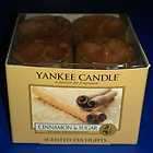 Yankee Candle *Cinnamon Sugar* 12 Scented Tea Lights NE