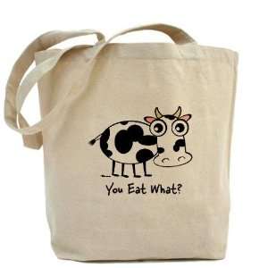  You Eat What Cow? Funny Tote Bag by  Beauty