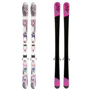  K2 SuperSweet Skis + ER3 10.0 Demo Bindings Womens 2012 