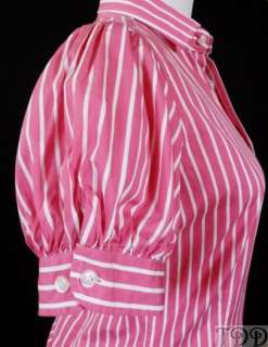 NWT $125 Ralph Lauren Womens Pink Slim Blouse Shirt New  