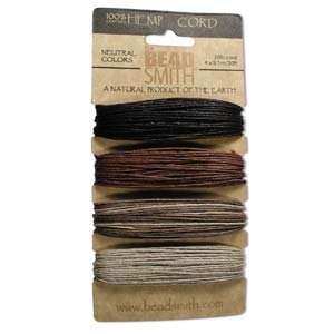   Twine Bead Cord 1mm Four Color Variety 30 Feet Each Arts, Crafts