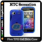 Black Hybrid Flex TPU Gel Skin Case Cover for Verizon HTC Rhyme Bliss 
