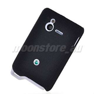   MESH CASE COVER FOR SONY ERICSSON XPERIA ACTIVE ST17i BLACK  
