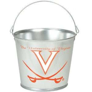 Virginia Cavaliers Bucket 5 Quart Galvanized Pail  Sports 