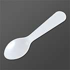   CPLA006   4 Compostable Sample/Taster Spoons   Sleeve of 100 Spoons