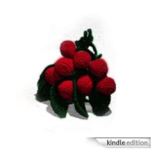 Cherry Boutonniere Crochet Pattern / Hair Accessory / Vintage Crochet 
