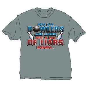  Not All Bowlers Our Liars T Shirt  2 Colors Sports 