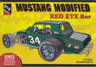 34 64 Ford Mustang Modified Red Eye Bar 1/25th Plastic Model Kit 