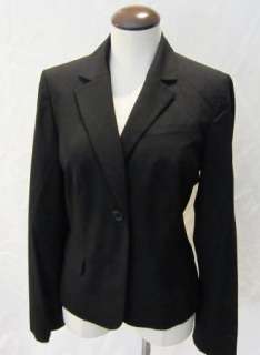 Ann Taylor Loft Women Black Blazer Jacket sz 10 Medium  