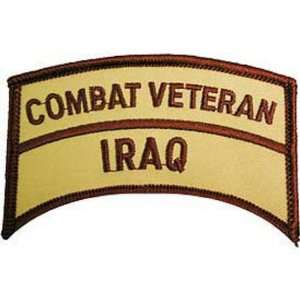  Iraq Combat Veteran Patch Brown 3 Patio, Lawn & Garden