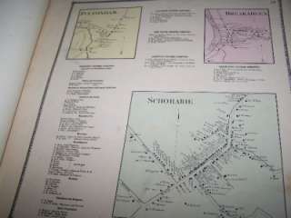 MAPS INCLUDE TOWNS OF BLENHEIM, BROOME, CARLISLE, COBLESKILL 