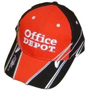  NASCAR TONY STEWART # 14 OFFICE DEPOT RED BLACK HAT CAP 