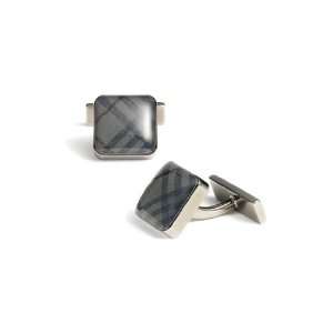  Burberry Square Check Cuff Links Jewelry