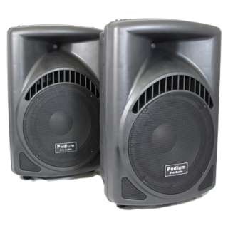 Black Rubber Speaker DJ PA Cabinet Large Feet New F615 items in 