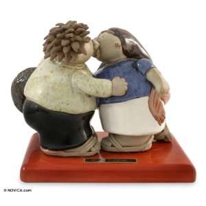  Ceramic statuette, Juan and Lupita