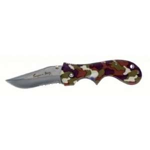 Valor   Pocket Knife Tarpon Bay 4.25 Urban Camo Handle  