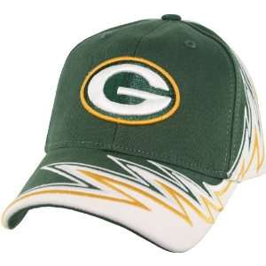   Bay Packers Sawtooth Style Team Colors Baseball Cap