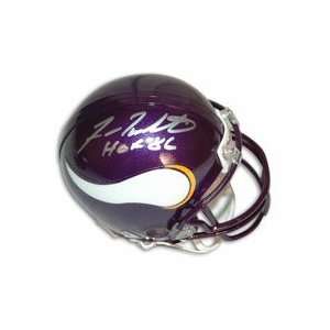  Fran Tarkenton Autographed Minnesota Vikings Mini Football 