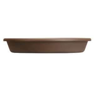   Deep Saucer for Classic Pot, Chocolate, 24 Inch Patio, Lawn & Garden