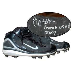  Game Used and Autographed Nike Spikes of Cincinnati Reds 