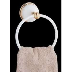  Towel Rings White Brass, Towel Ring