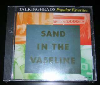 Talking Heads Sand Vaseline SEALED CD David Byrne 075992676021  
