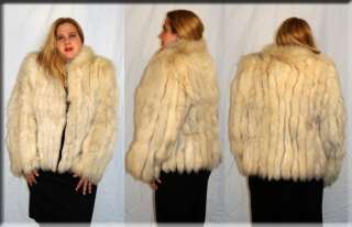 Blue Fox Fur Jacket 6 8 M Efurs4less  