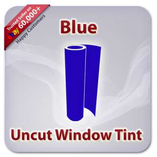 Blue Color Uncut Window Tint Film Roll   Per foot / 40 inches Wide 