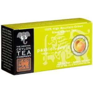 The Original Ceylon Tea Company Passion Fruit Tea, 25 ct Tea Bags, 6 