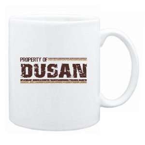  New  Property Of Dusan Retro  Mug Name