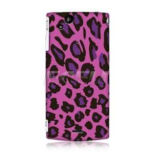   DESIGNS EXOTIC PINK LEOPARD PRINT CASE FOR SONY ERICSSON XPERIA X12