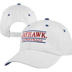  Kansas Jayhawks The Game Rock Chalk Bar Adjustable White 