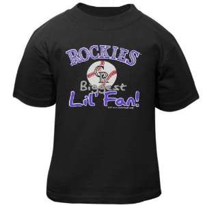  Colorado Rockies Toddler Biggest Lil Fan T shirt   Black 