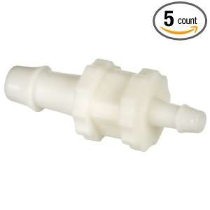 Value Plastics Straight Thru Reduce Connector , 500 Series Barbs, 5/32 