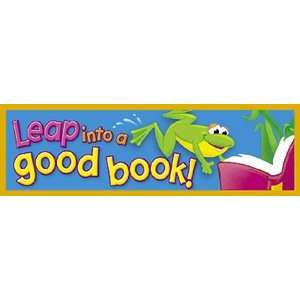  Leap into a good book bookmarks