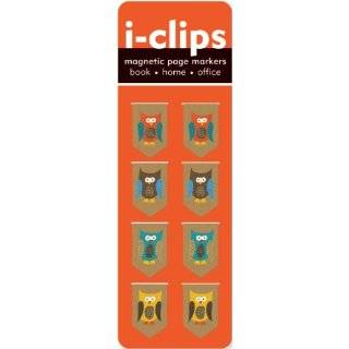 Owls i Clip Magnetic Page Markers (Set of 8 Magnetic Bookmarks) by 