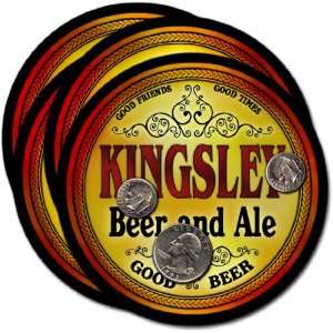  Kingsley, KY Beer & Ale Coasters   4pk 