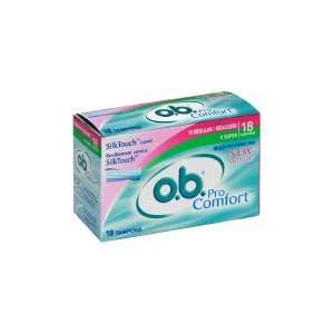 O.B. Tampons Pro Comfort Multipak 18 Health & Personal 