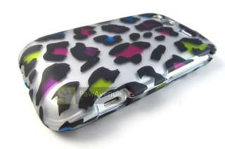 BIZARRE LEOPARD Hard Shell Case Cover T mobile HTC Wildfire S Phone 