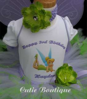 Tink Birthday Outfit Set With Personalized Shirt 3m  4T  