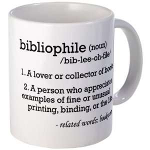  Bibliophile Definition Funny Mug by  Kitchen 