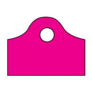  250 Sizzling Pink Natural Frost Wave Plastic Bag, 18x15 Tall 