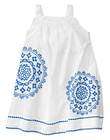 rm Gymboree Greek Isle Style Blue Embroidered Sun Dress 6 EUC  