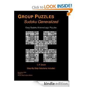 Easy Sudoku Xtreme Logic Puzzles, Vol 1 T. P. Smith  